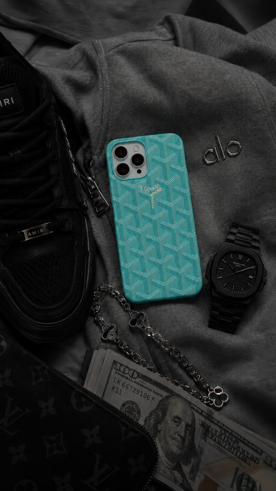 Coque Goyard Bleu ciel