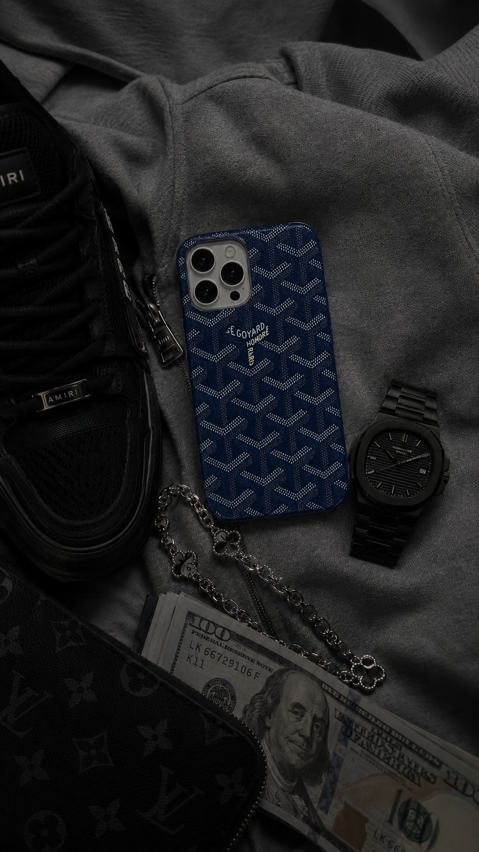 Coque Goyard Bleu marine