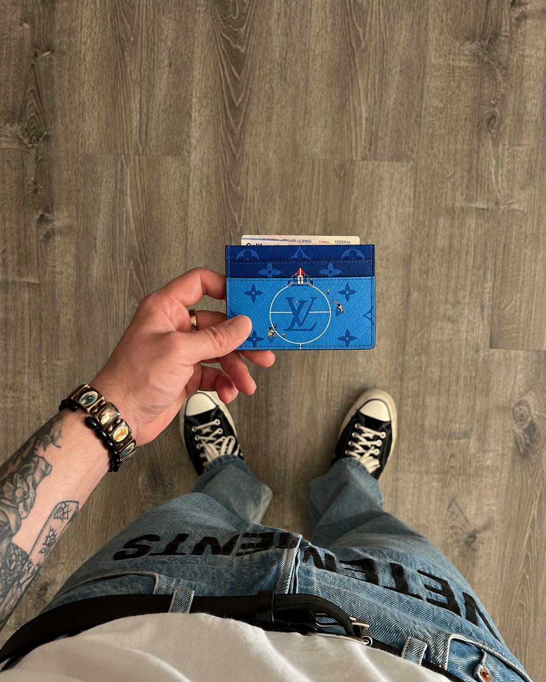 Card-Holder LV Blue