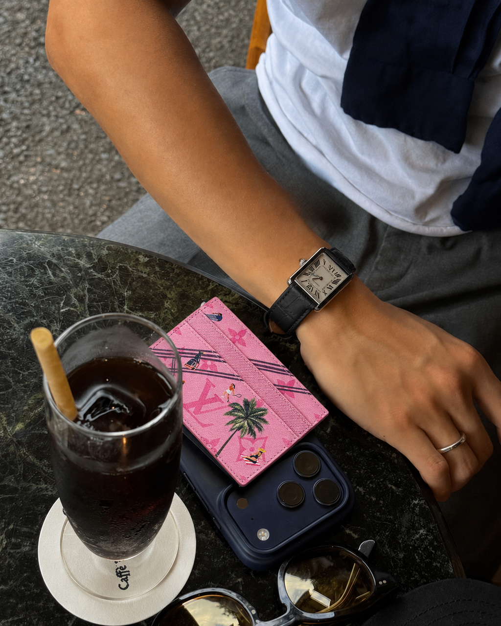 Card-Holder LV Pink