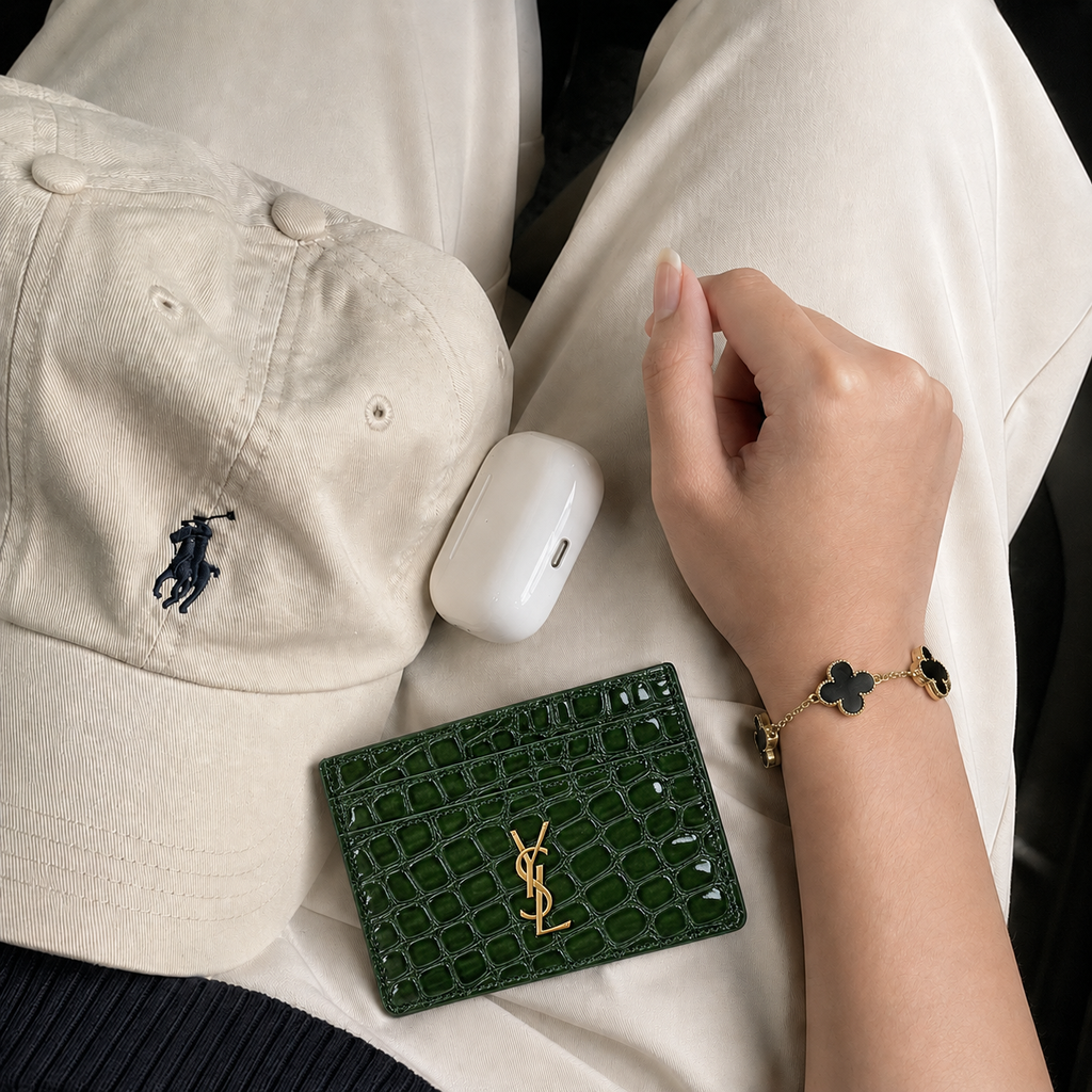 Card-Holder YSL Green