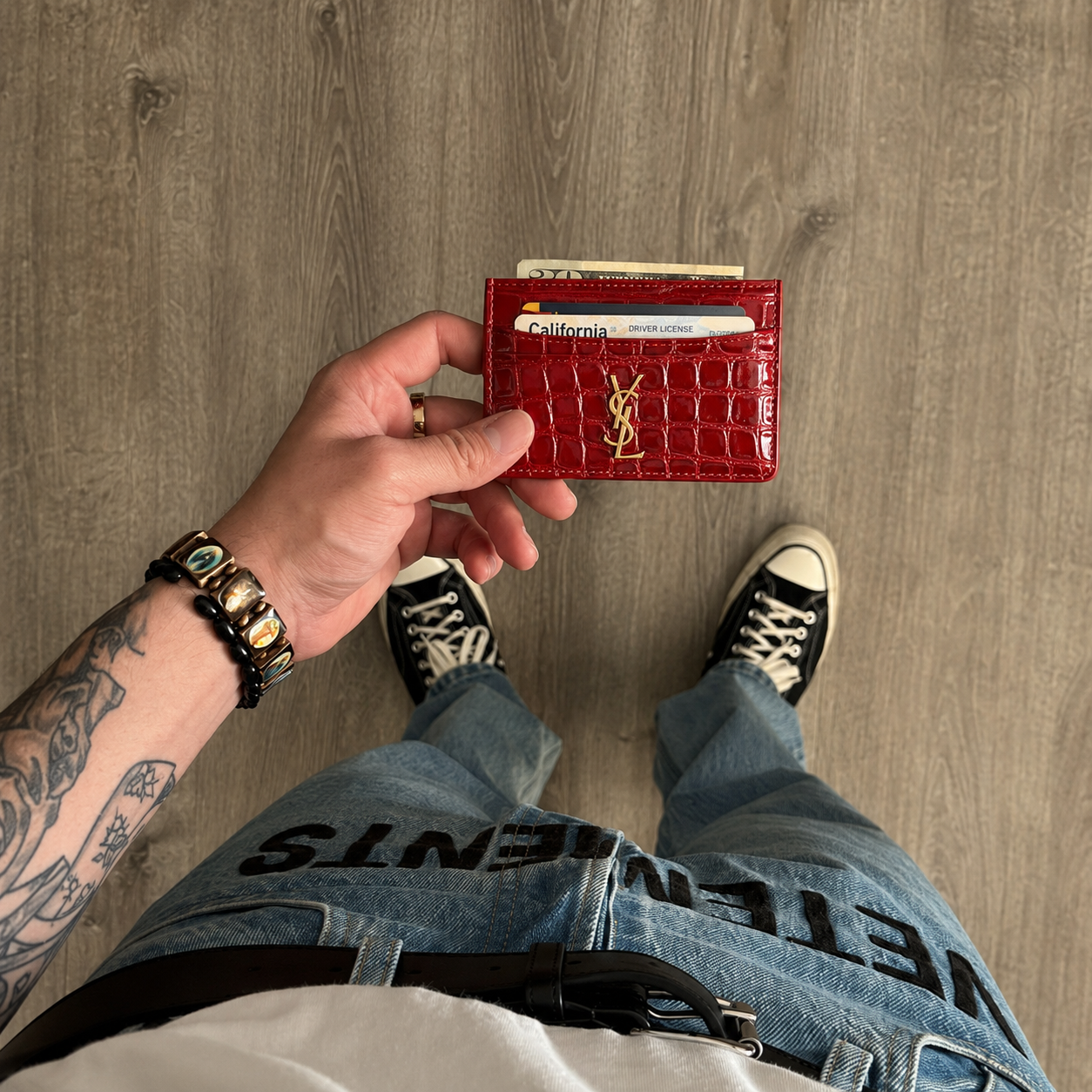 Card-Holder YSL Red