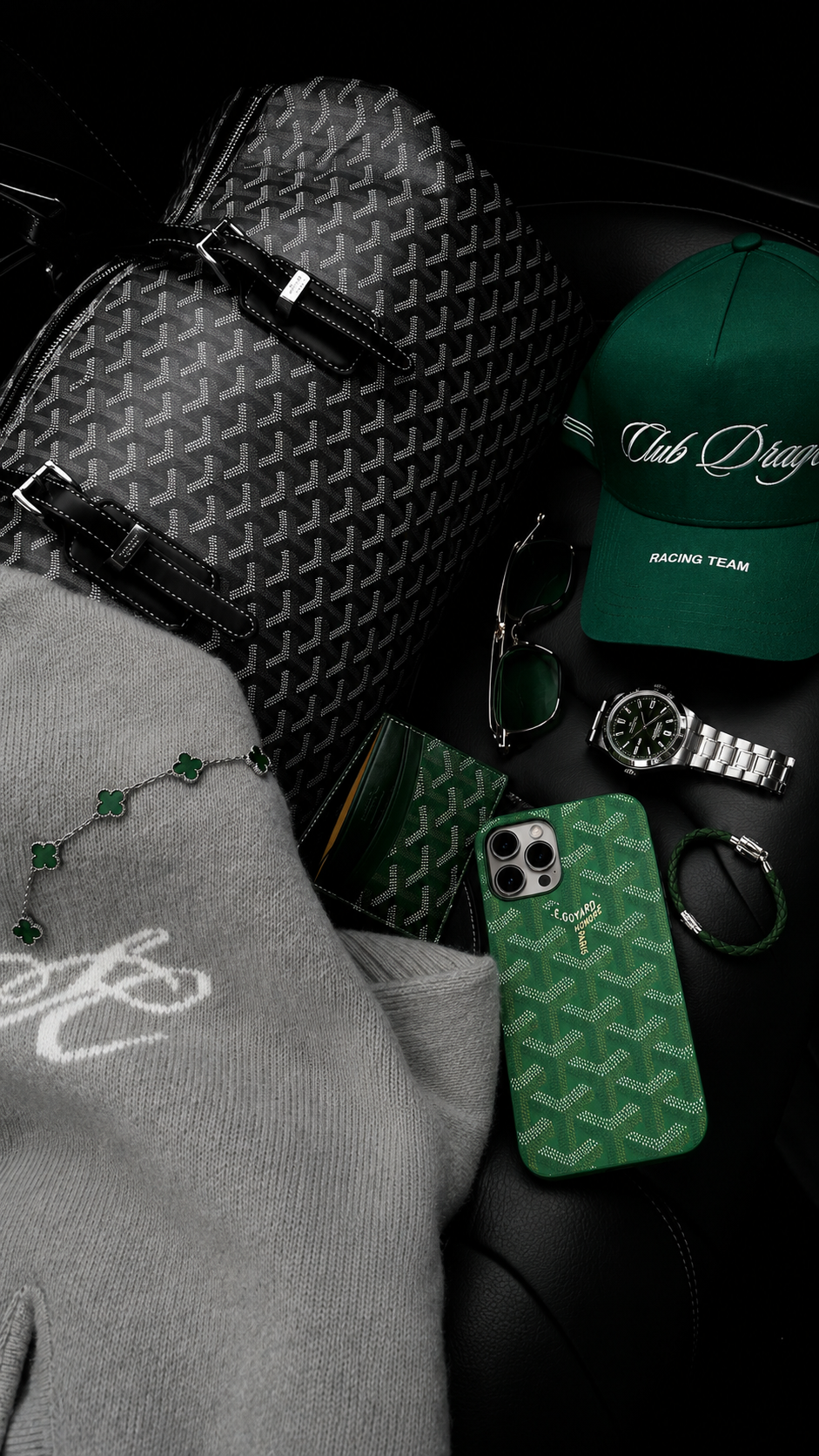 Coque Goyard Verte