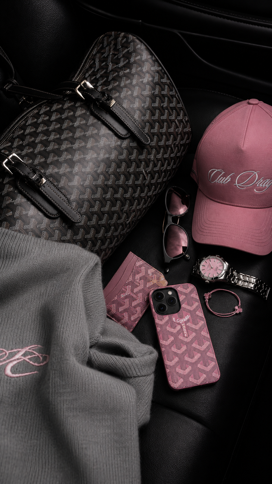 Coque Goyard Rose