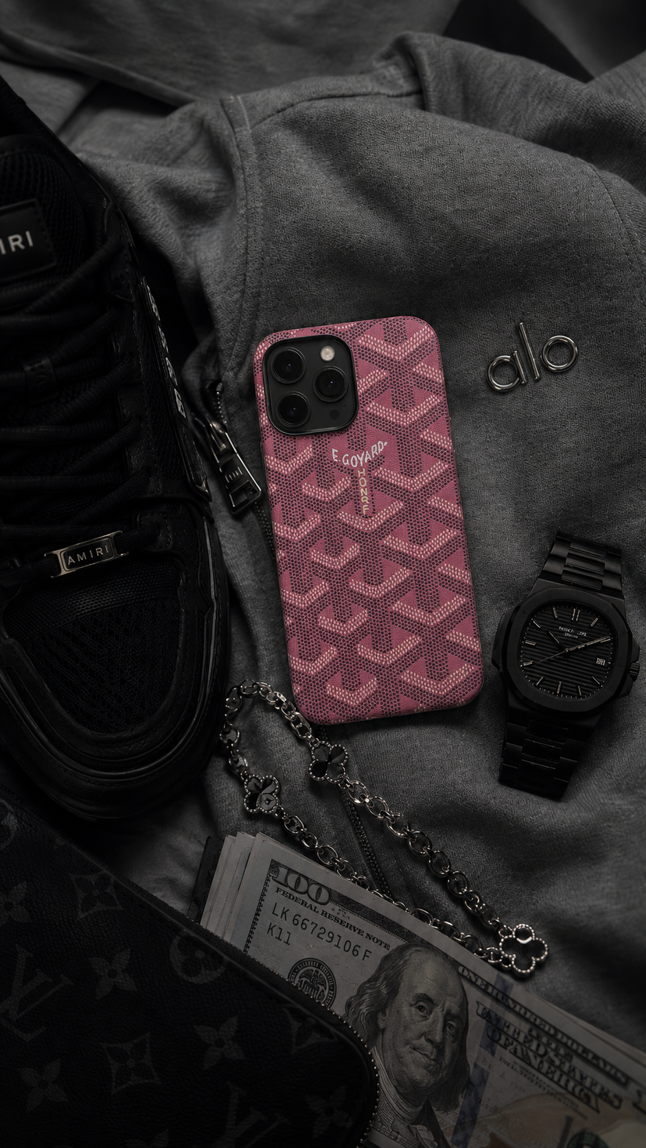 Coque Goyard Rose